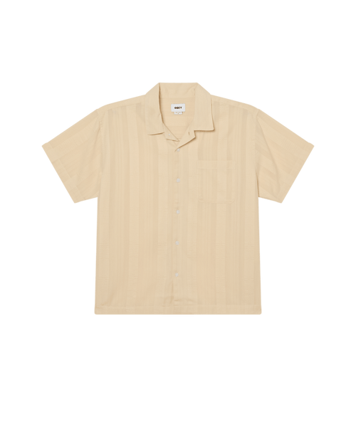 Obey - Samuel Woven SS Shirt - Unbleached multi - Chemises - 181210466UBLS