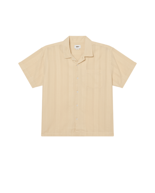 Obey - Samuel Woven SS Shirt - Unbleached multi - Chemises - 181210466UBLS