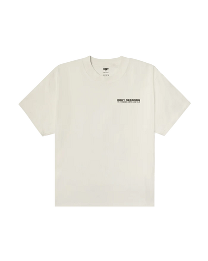 Obey - To New Friends And Old Heavyweight T-shirt - Vintage white - T-shirts - 168024360VWHS