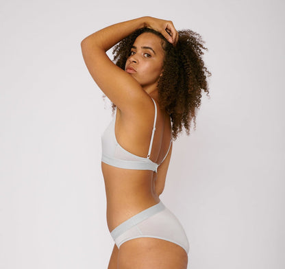 Organic Basics - Soft Touch - Lite Bralette Cloudy Blue-Accessoires-
