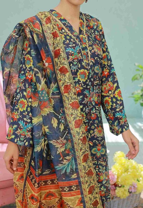 Peacock Garden UnStitched X KHUSSA (COMBO SET)