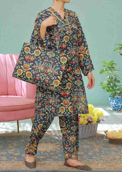 Peacock Garden UnStitched X KHUSSA (COMBO SET)