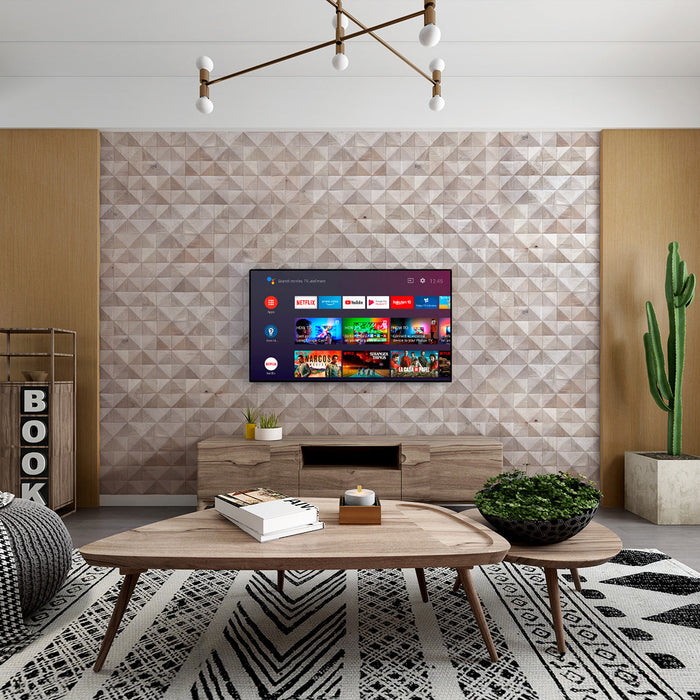 Polar Oak 3D Diamond Panels