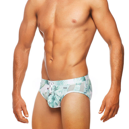 Positano Palms - Lo Rise Swim Brief