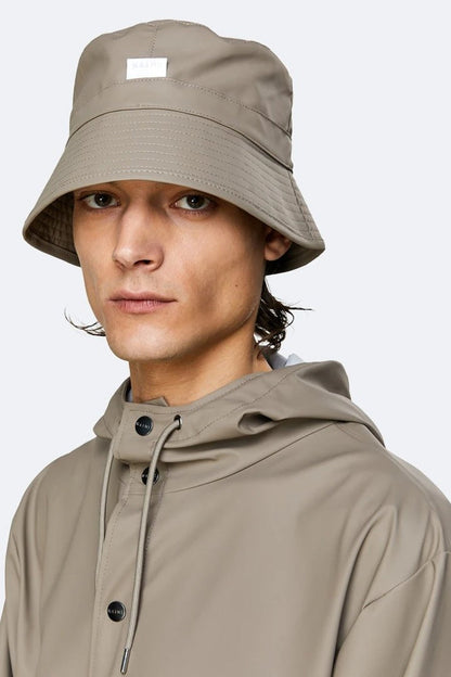 Rains - Bucket Hat Taupe S1-Accessoires-