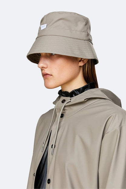 Rains - Bucket Hat Taupe S1-Accessoires-