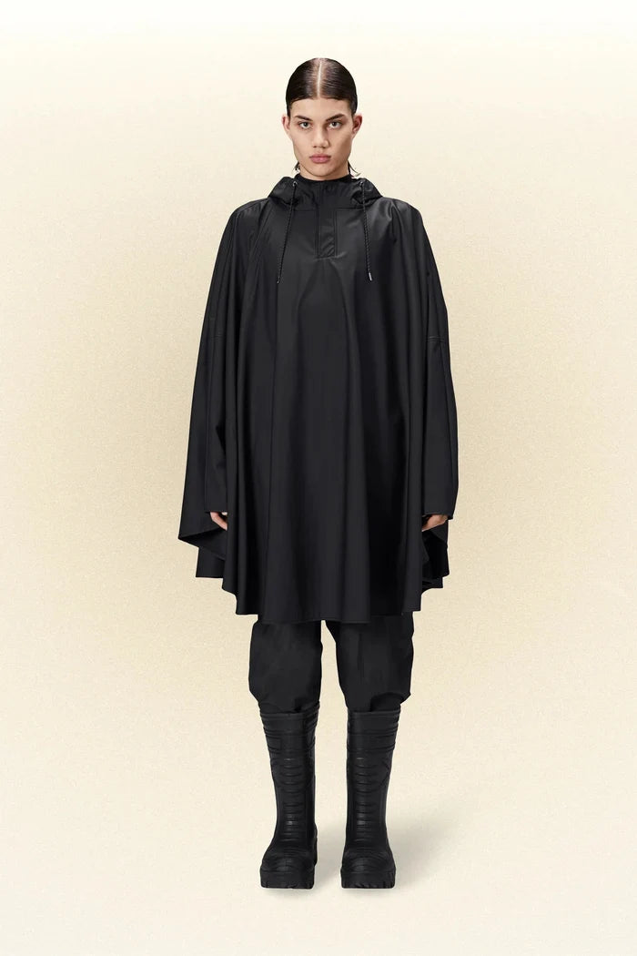 Rains - Cape - Black-Vestes et Manteaux-18800