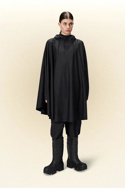 Rains - Cape - Black-Vestes et Manteaux-18800