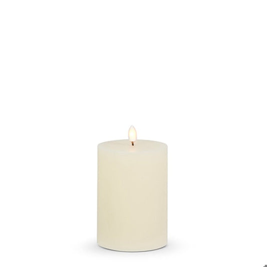 3.5" X 5" Ivory Pillar Candle