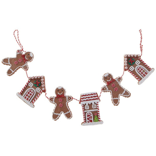 30" Gingerbread Garland