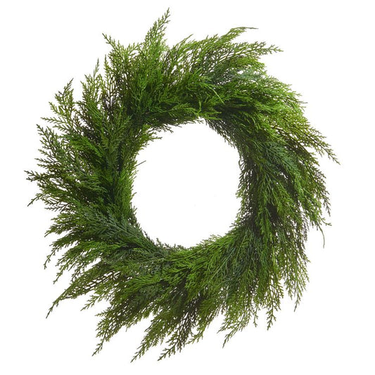 24" Cedar Wreath