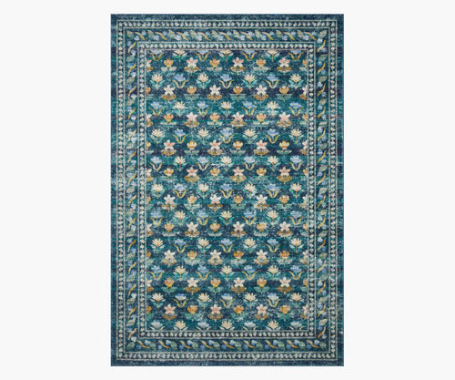 Courtyard Hadley Printed Rug - Emerald