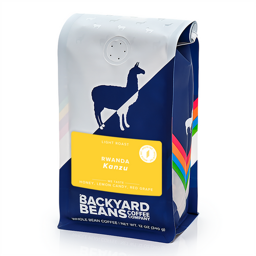 Image of Rwanda Kanzu Yellow Label Coffee retail bag