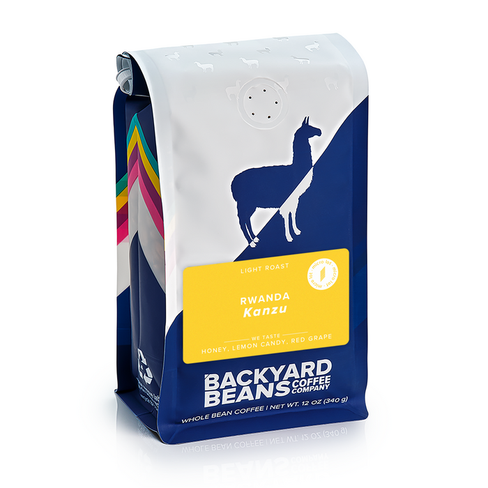 Image of Rwanda Kanzu Yellow Label Coffee retail bag