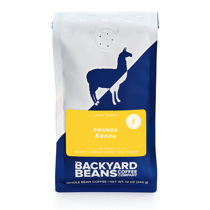 Image of Rwanda Kanzu Yellow Label Coffee retail bag