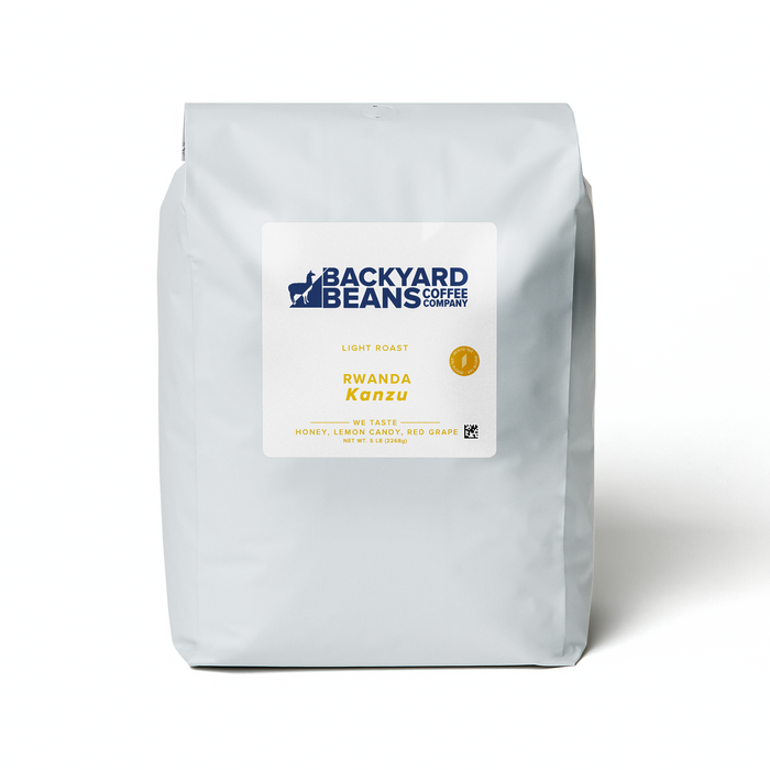 Image of Rwanda Kanzu Yellow Label Coffee retail bag