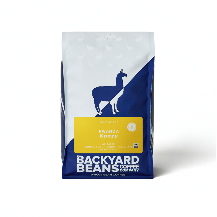 Image of Rwanda Kanzu Yellow Label Coffee retail bag