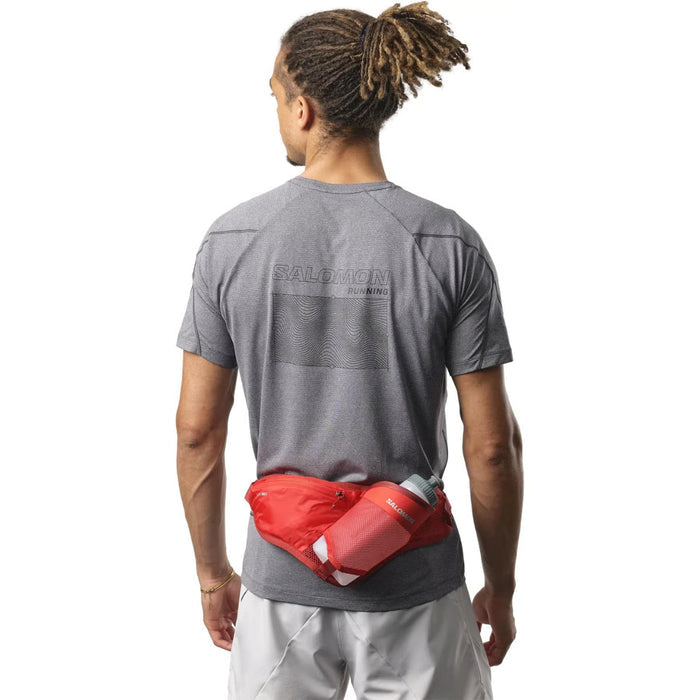 Salomon Active Bottle Belt with 3D bottle High Risk Red-Accessories-33-OFF