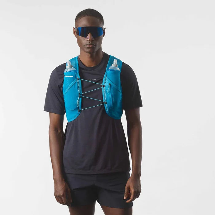 Salomon Active Skin 4 Running Hydration Vest Blue Danube-Accessories-33-OFF