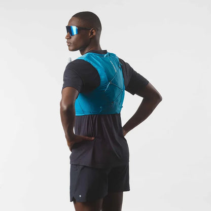 Salomon Active Skin 4 Running Hydration Vest Blue Danube-Accessories-33-OFF
