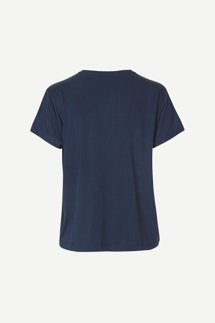 Samsoe Samsoe Femme- Siff Tee Dark Sapphire-Tops-