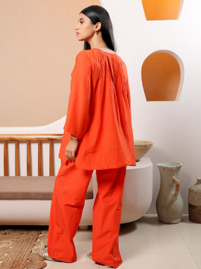 Serenity Top with Clove Pant Co ord Set