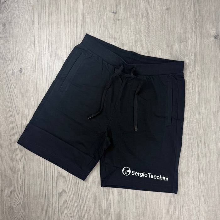 Sergio Tacchini 'Asis' Jersey Shorts - Black