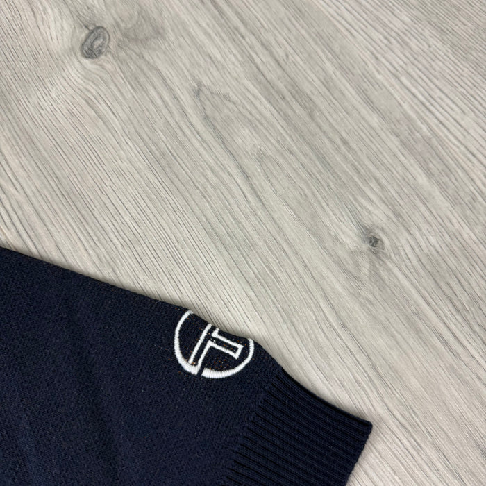 Sergio Tacchini 'Carezza' Knit Polo Shirt - Maritime Blue