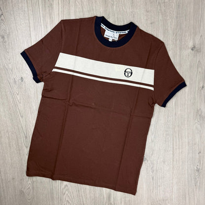Sergio Tacchini 'Master' T-Shirt - Deep Mahogany