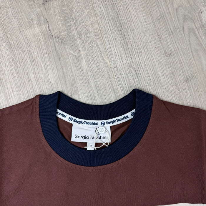 Sergio Tacchini 'Master' T-Shirt - Deep Mahogany
