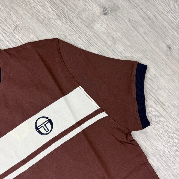Sergio Tacchini 'Master' T-Shirt - Deep Mahogany
