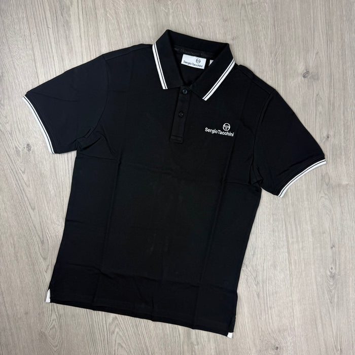 Sergio Tacchini 'Reed Co' Polo Shirt - Black