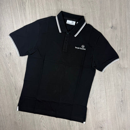 Sergio Tacchini 'Reed Co' Polo Shirt - Black