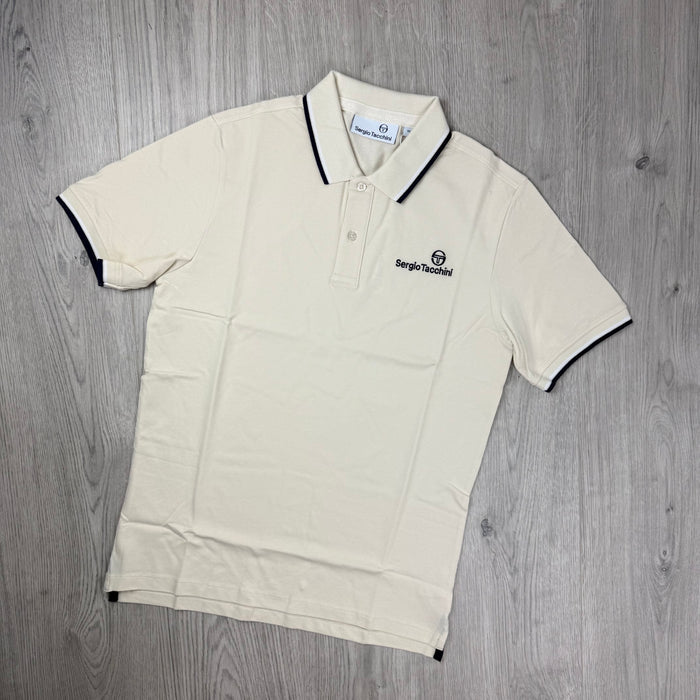 Sergio Tacchini 'Reed Co' Polo Shirt - Pearled Ivory