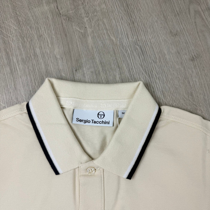Sergio Tacchini 'Reed Co' Polo Shirt - Pearled Ivory
