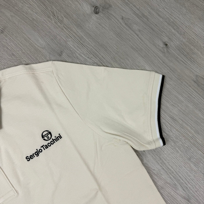 Sergio Tacchini 'Reed Co' Polo Shirt - Pearled Ivory