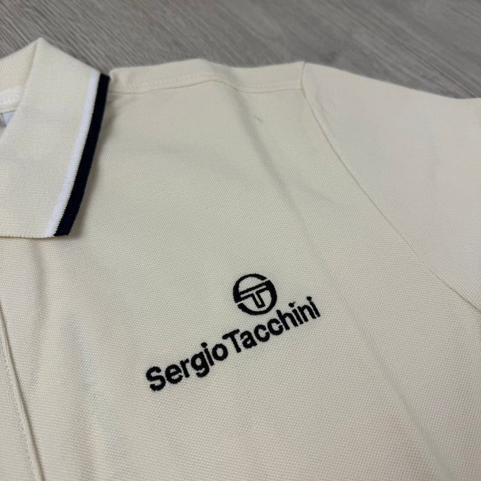 Sergio Tacchini 'Reed Co' Polo Shirt - Pearled Ivory