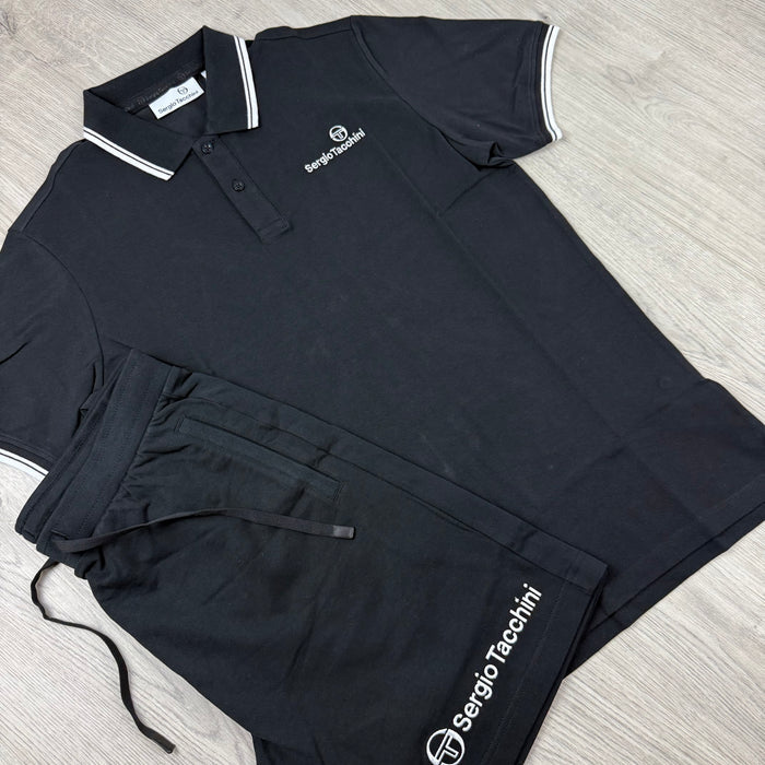 Sergio Tacchini 'Reed Co' Set - Black