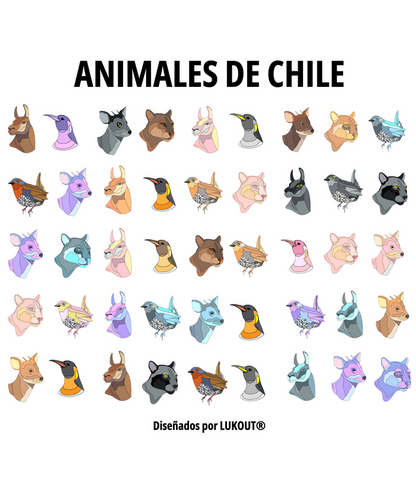 Stickers Animales de Chile