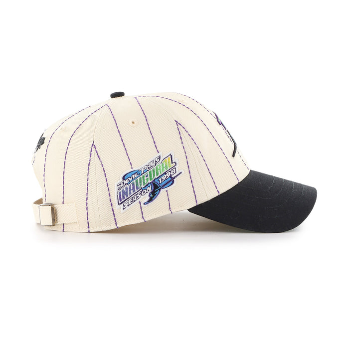 TAMPA BAY RAYS COOPERSTOWN RAWLINGS PINSTRIPE '47 CLEAN UP