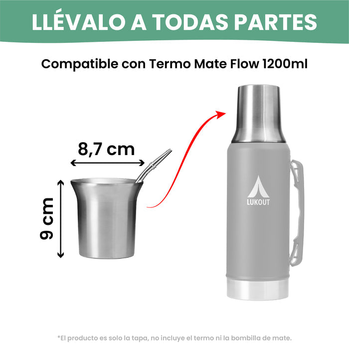Tapa Termo Mate Flow