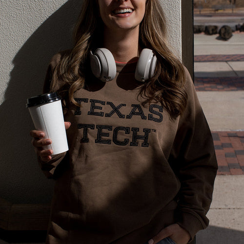 Texas Tech™ Official Crewneck Custom Sweatshirt (Java)