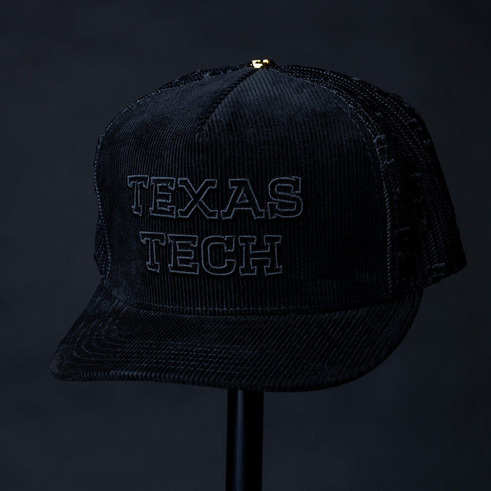 Texas Tech™ x Dvniel Luu Wordmark Hat (Black Tonal)
