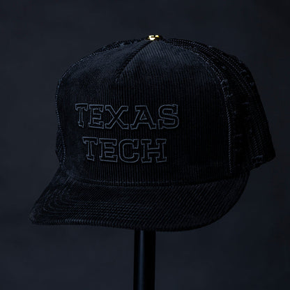 Texas Tech™ x Dvniel Luu Wordmark Hat (Black Tonal)