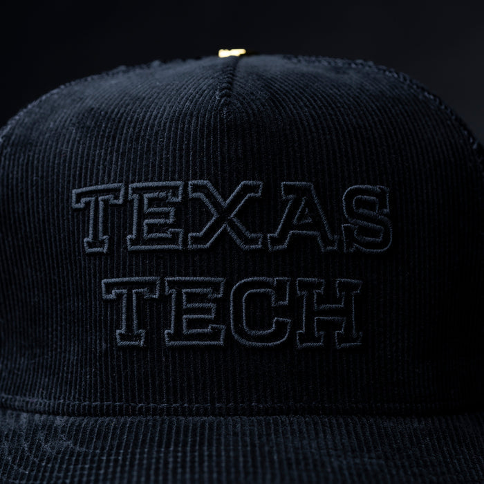 Texas Tech™ x Dvniel Luu Wordmark Hat (Black Tonal)
