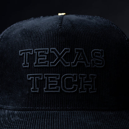 Texas Tech™ x Dvniel Luu Wordmark Hat (Black Tonal)