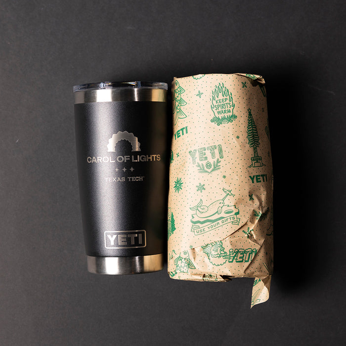 Texas Tech X YETI - Carol of Lights® Rambler® 20 oz Tumbler