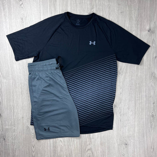 Under Armour Tech Fade Set - Black/Grey