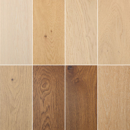 White Oak 1/2" x 5" Hardwood Sample Kit