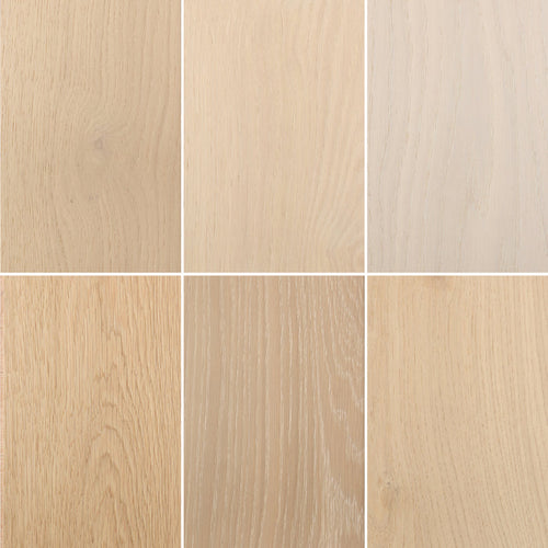 White Oak 3/8" x 7.5" Hardwood Sample Kit